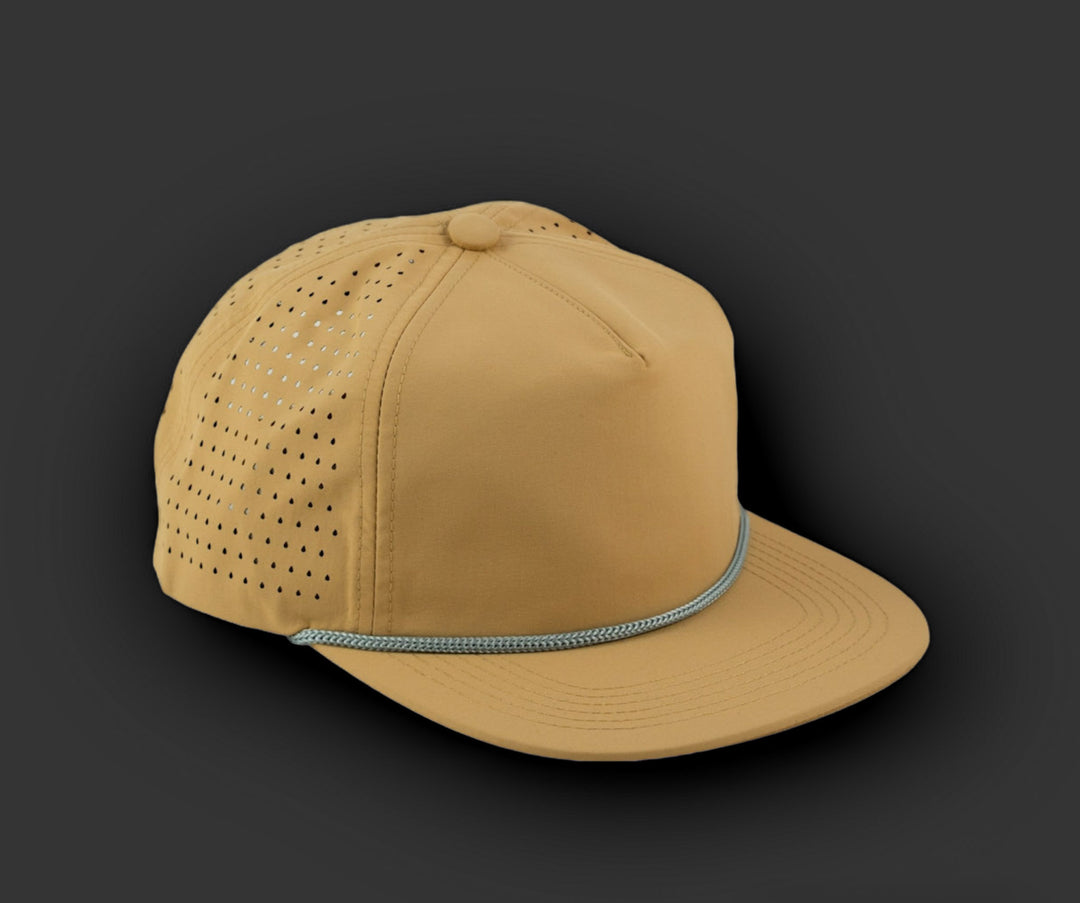 Perforated Straw / Silver Rope – Blank Rope Hats