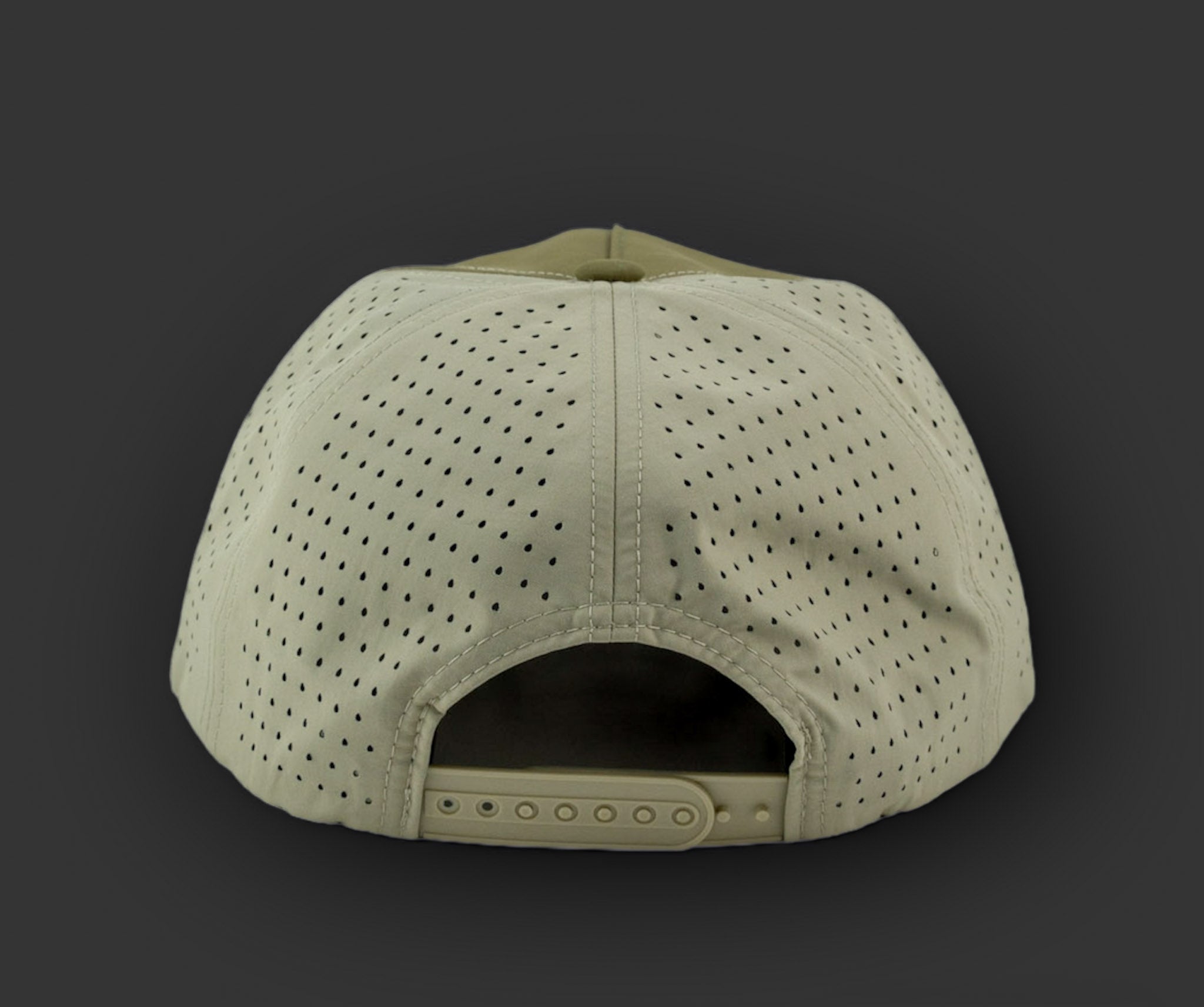 Perforated Moss-Tan / Brown Rope – Blank Rope Hats