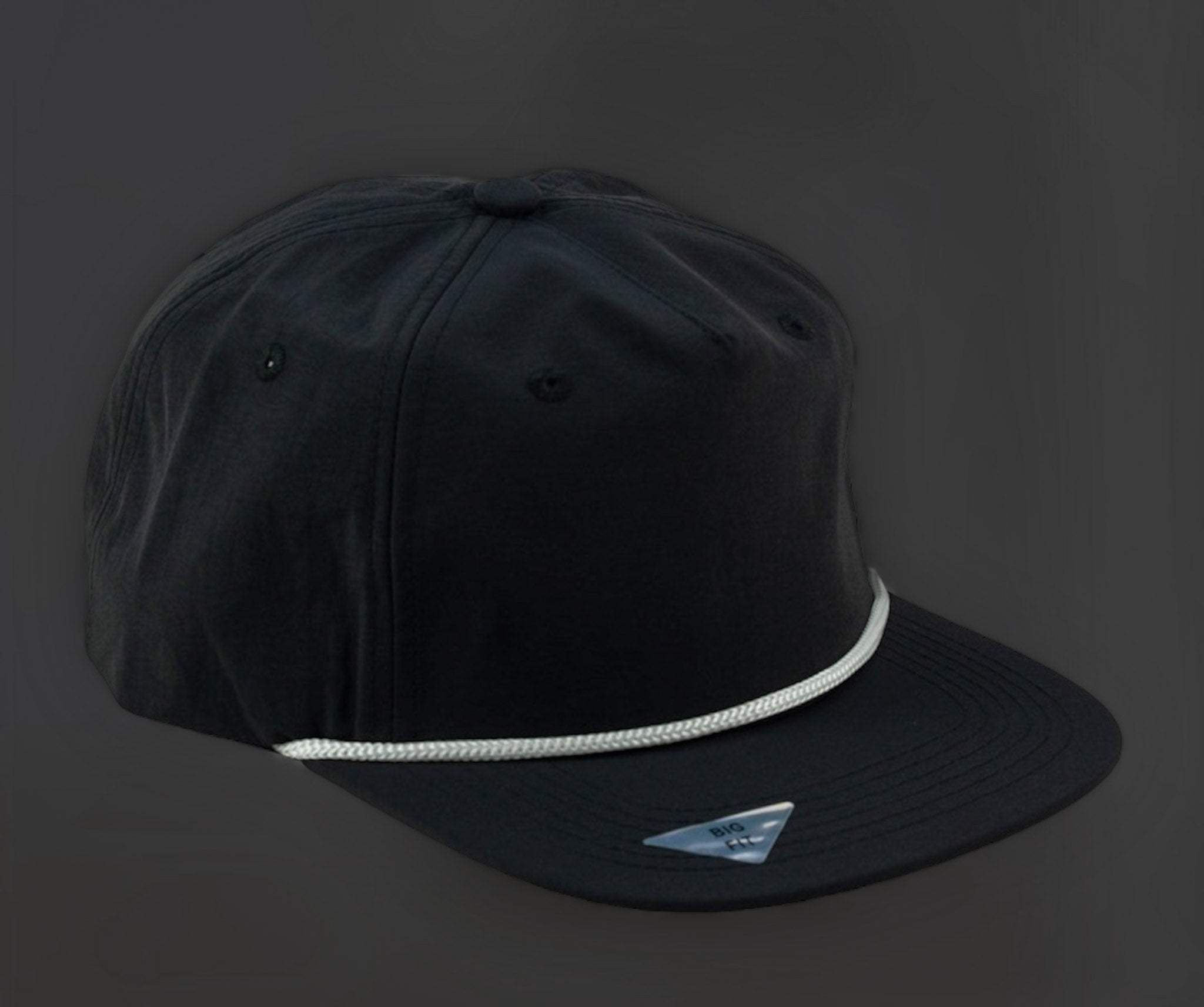 Big Fit Black / White Rope – Blank Rope Hats