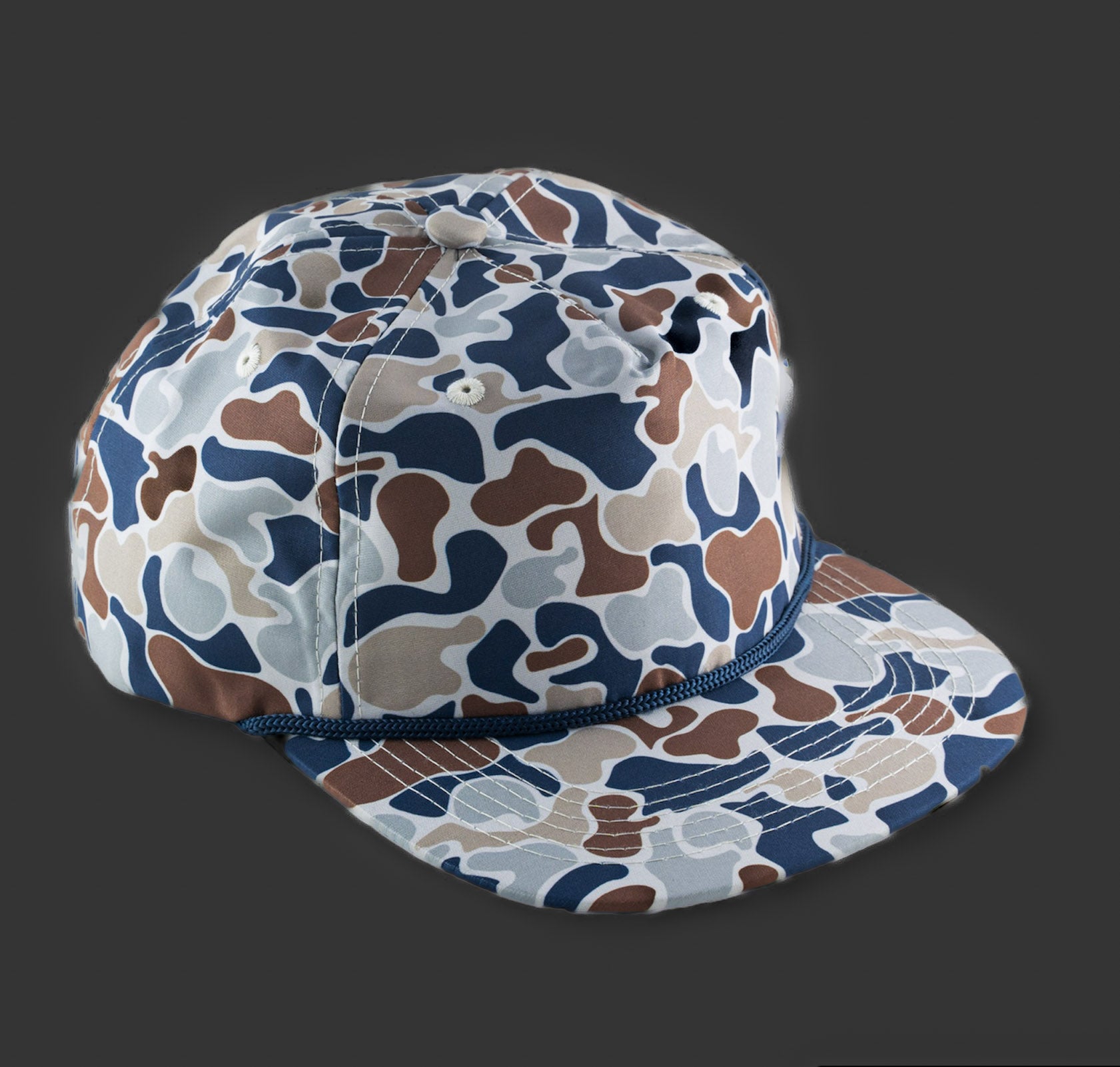 Golf Camo Navy Rope Blank Rope Hats Golf camo navy rope blank rope hats