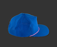 Load image into Gallery viewer, Perforated Polyester Royal Blue / Pink Rope
