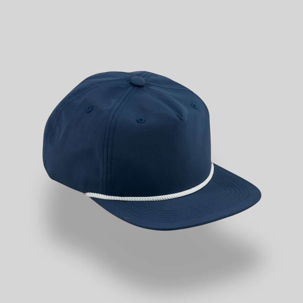 Navy / White Rope – Blank Rope Hats