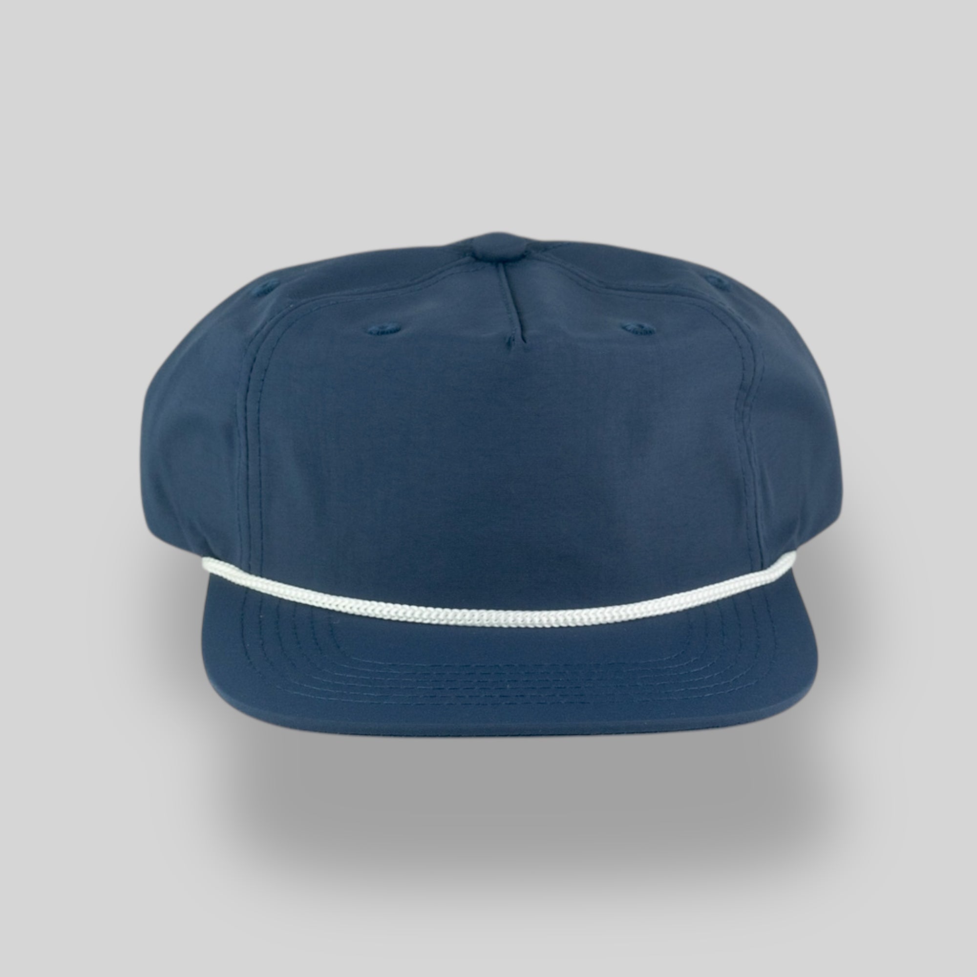 Navy / White Rope – Blank Rope Hats
