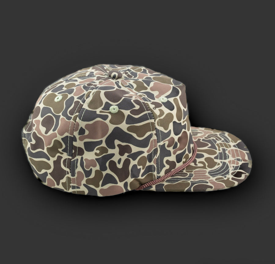 Bayou Breakup Camo / Brown Rope – Blank Rope Hats