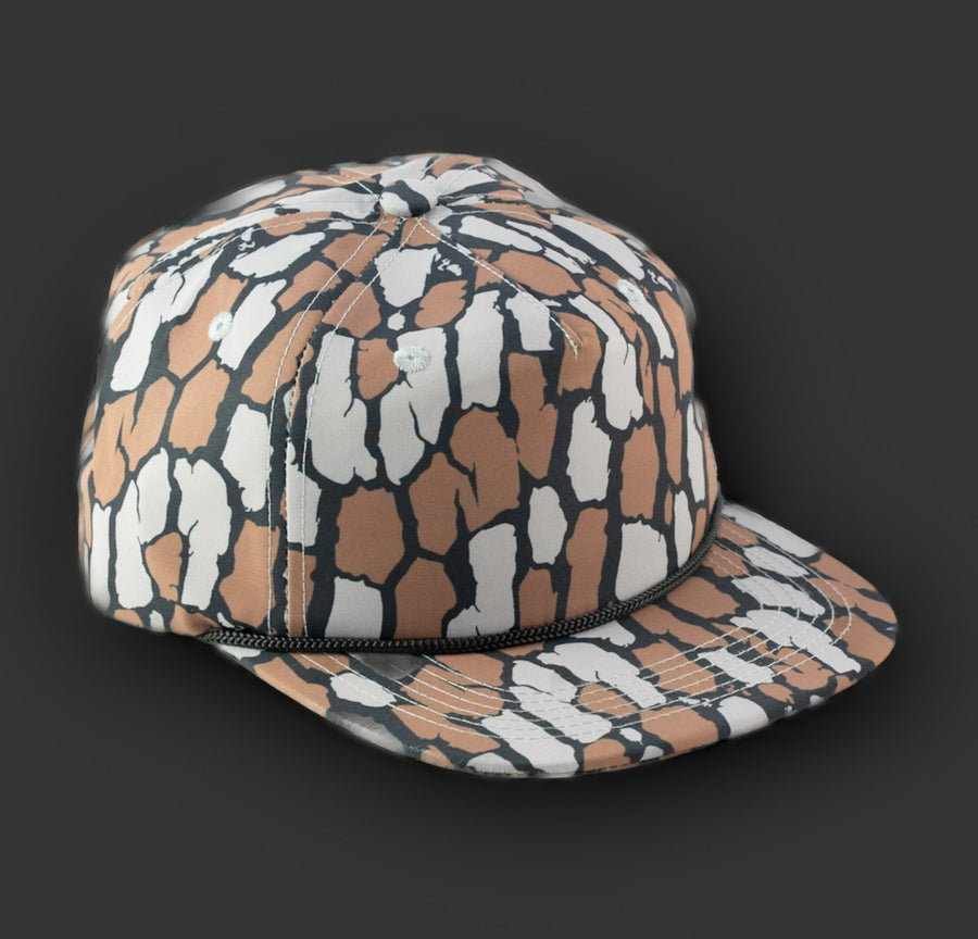 Vintage Oak Camo / Brown Rope Blank Rope Hats